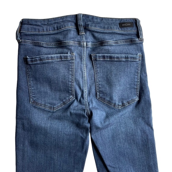 Liverpool Ankle Skinny Jegging Jeans Denim Dark Blue Size 2 26L Stretch mid rise - Picture 6 of 9